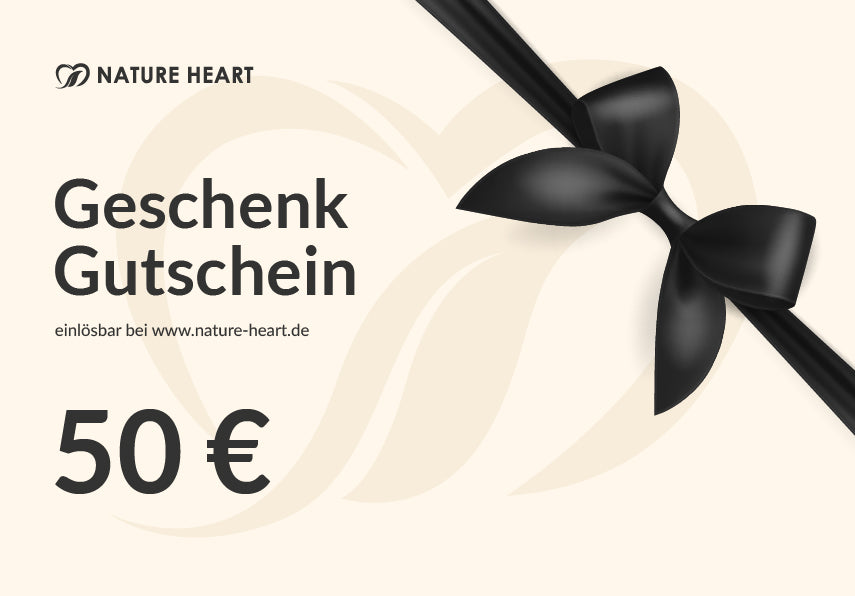Geschenkgutschein Nature Heart Weihnachtsgeschenk Gutschein