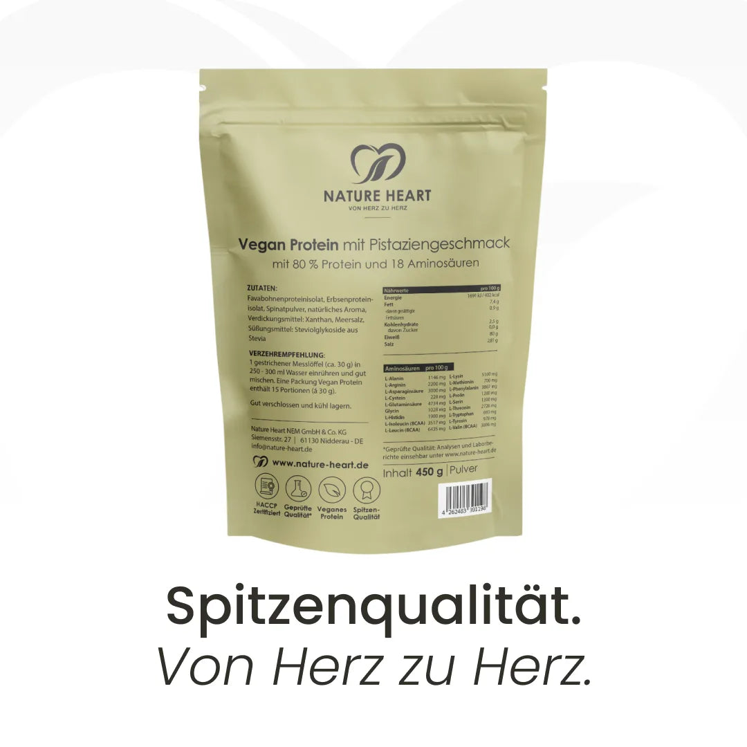 Nature Heart Proteinpulver Creamy Protein Pistazie