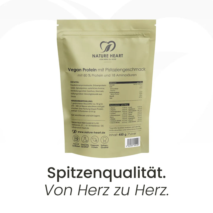 Nature Heart Proteinpulver Creamy Protein Pistazie