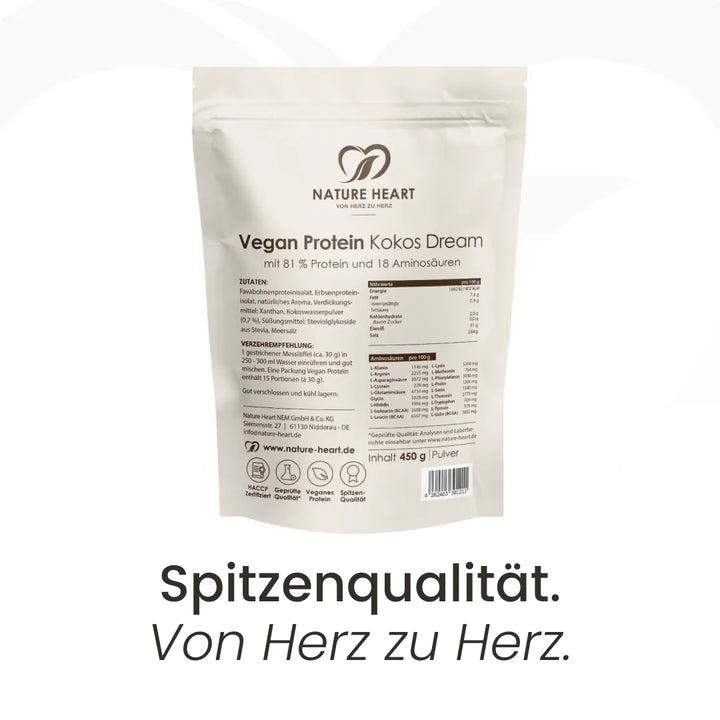 Nature Heart Proteinpulver Creamy Protein Kokos Dream