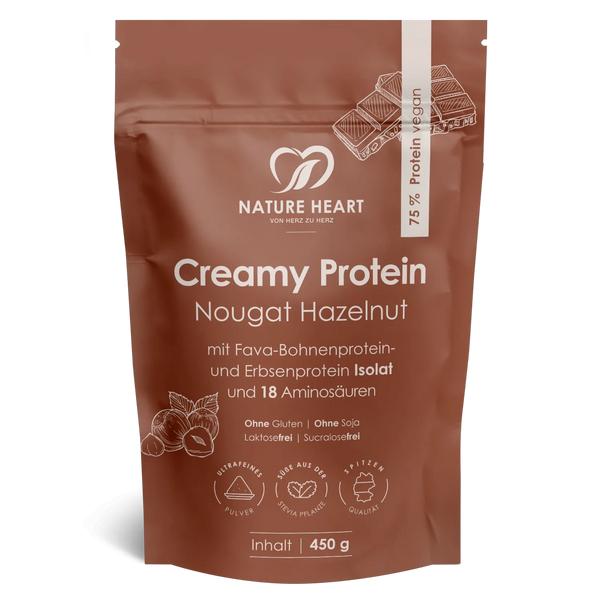Creamy Protein Nougat-Haselnuss