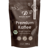 Premium Kaffee Single Origin Bio aus Honduras aus gerösteten Kaffeebohnen, 1000 g im braunen Standbeutel mit Bio-Siegel, aromatischer Röstung, Schwermetall-geprüfter Qualität und 100 % Arabica-Bohnen.
