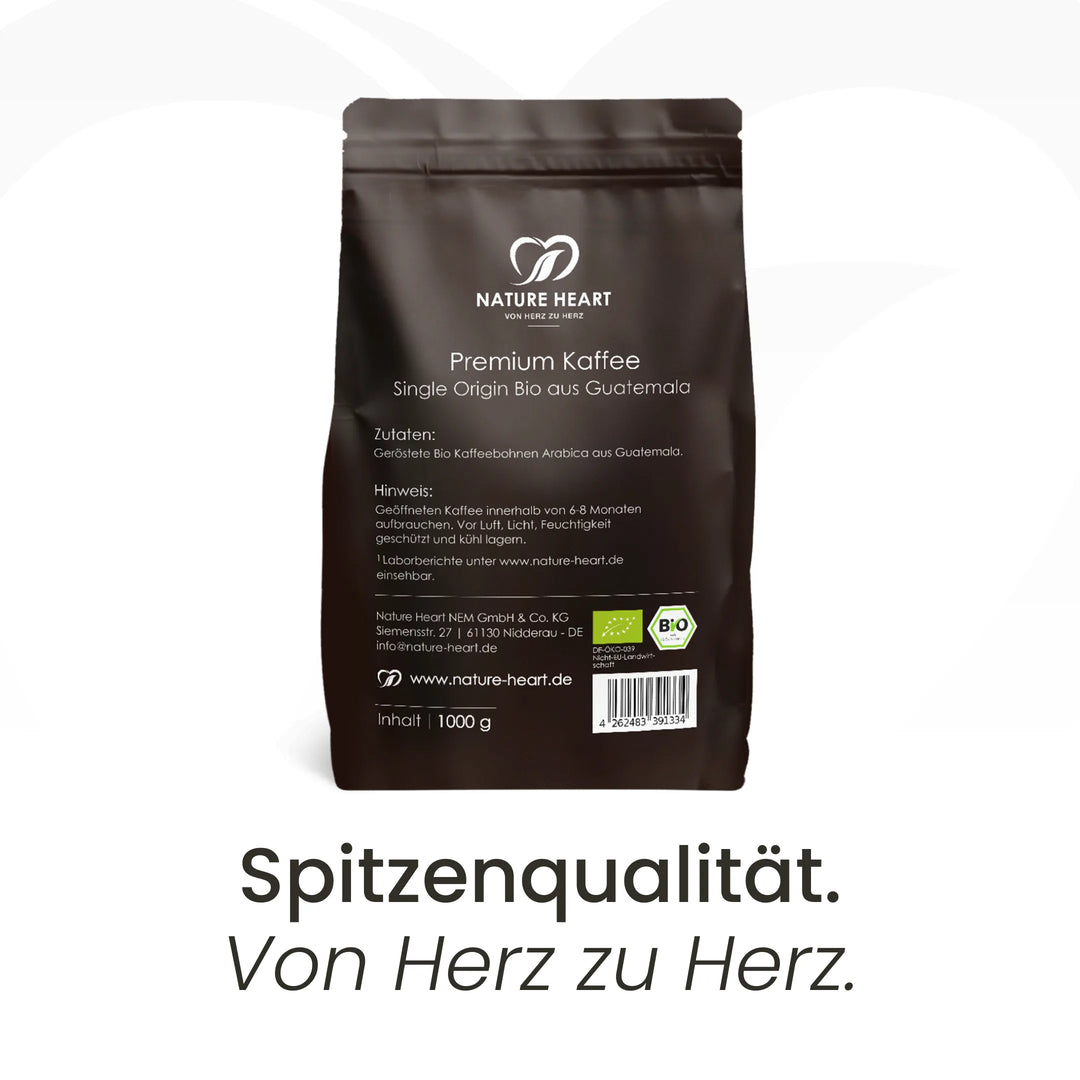 Nature Heart Kaffee Premium Kaffee Guatemala - Single Origin - 1000 g