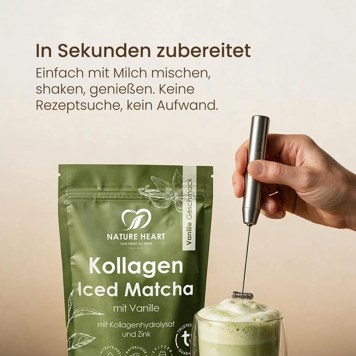 Nature Heart Kollagen Kollagen Iced Matcha