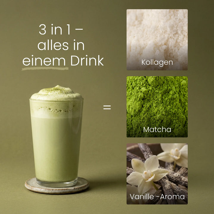 Nature Heart Kollagen Kollagen Iced Matcha