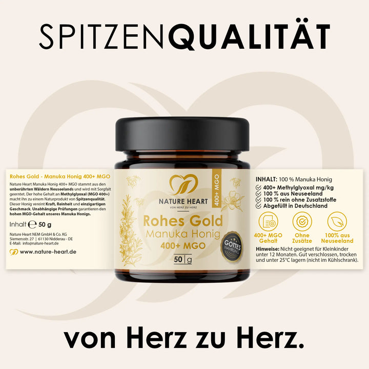 Nature Heart Honig Manuka Honig 400+