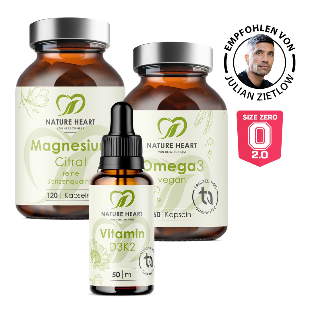 Nature Heart Nahrungsergänzungsmittel Size Zero 2.0 Basics Bundle* | by Julian Zietlow