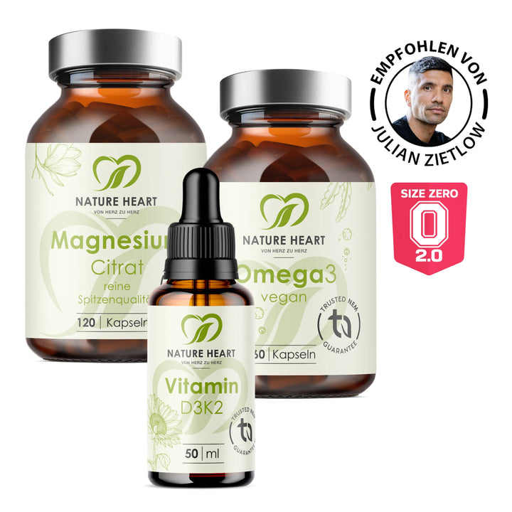 Nature Heart Nahrungsergänzungsmittel Size Zero 2.0 Basics Bundle* | by Julian Zietlow
