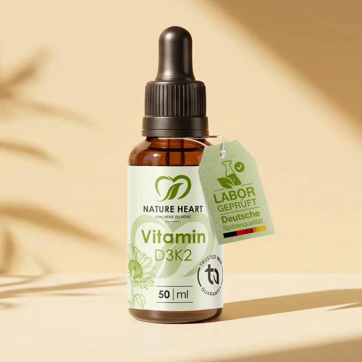 Nature Heart Mikronährstoff-Komplex Vitamin D3+K2 Tropfen