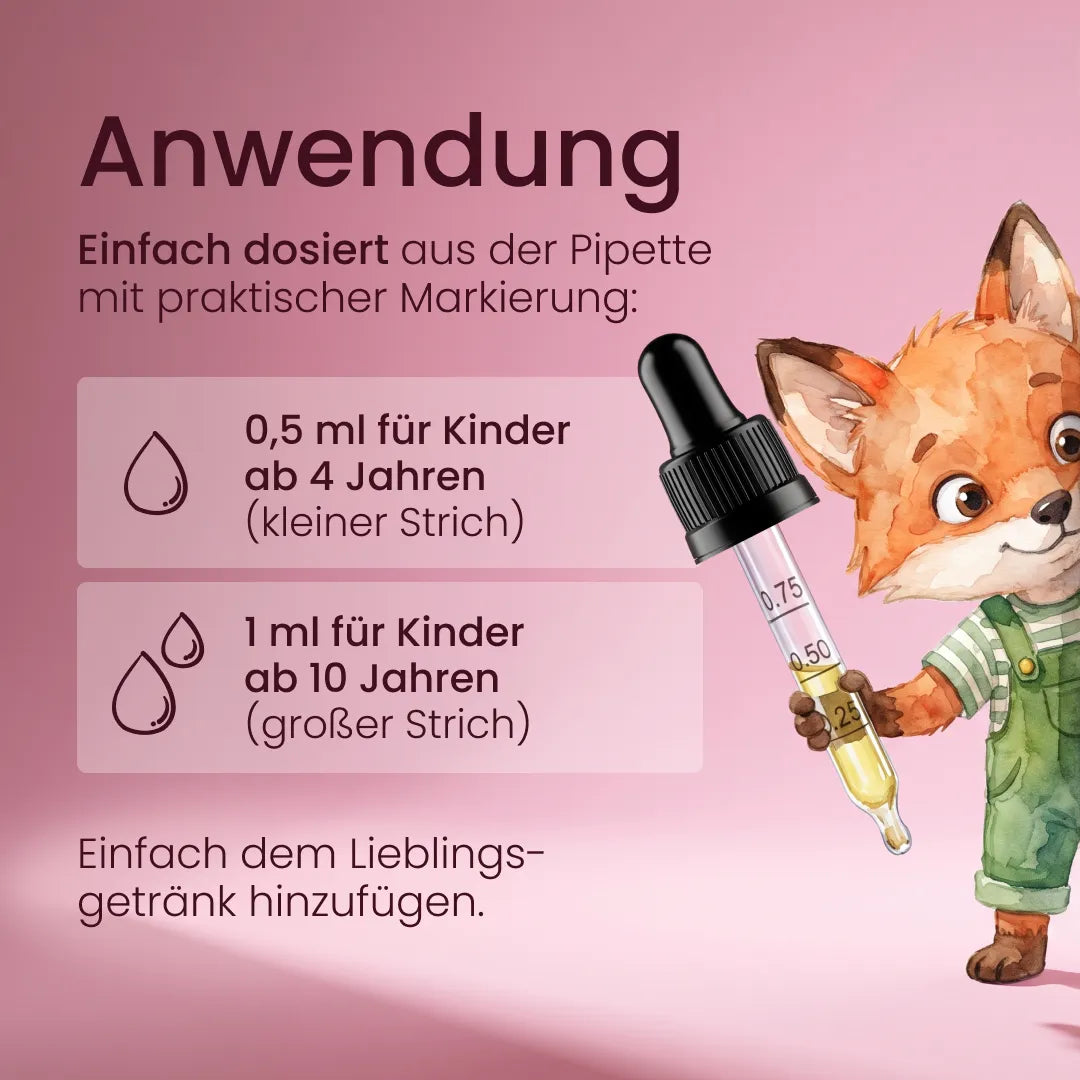 Nature Heart Fettsäuren Cleverfuchs Omega 3 Tropfen vegan