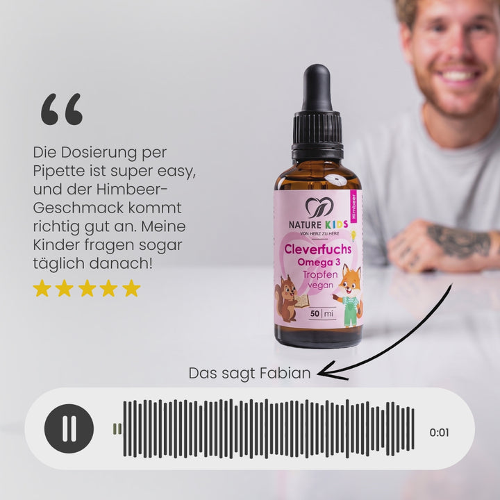 Cleverfuchs Omega 3 Tropfen vegan