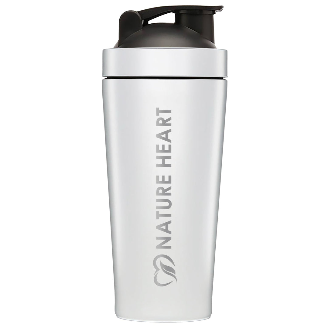 Nature Heart glas Grau Shaker Grau