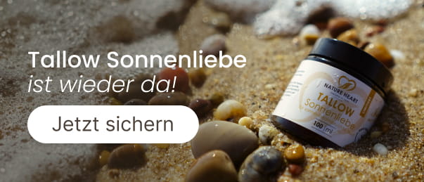Tallow Sonnenliebe wieder verfügbar – natürliche Sommerpflege mit Zink, jetzt sichern