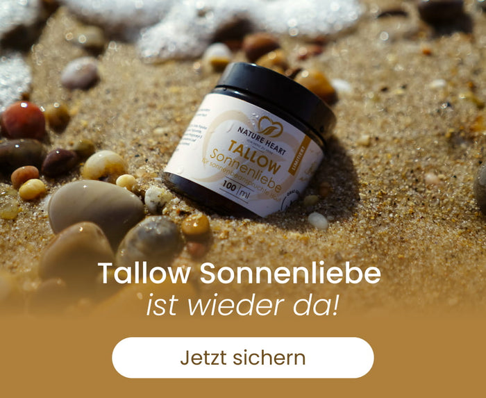 Tallow Sonnenliebe wieder verfügbar – natürliche Sommerpflege mit Zink, jetzt sichern