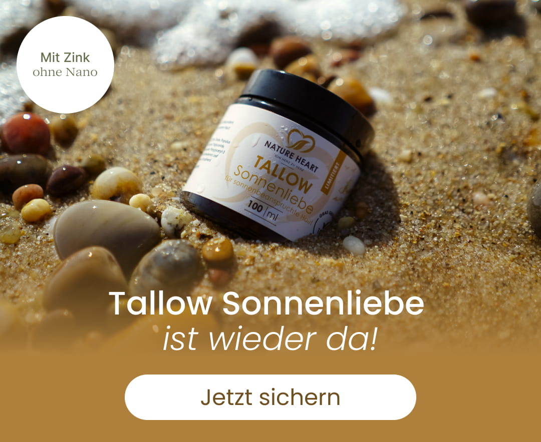 Tallow Sonnenliebe wieder verfügbar – natürliche Sommerpflege mit Zink, jetzt sichern