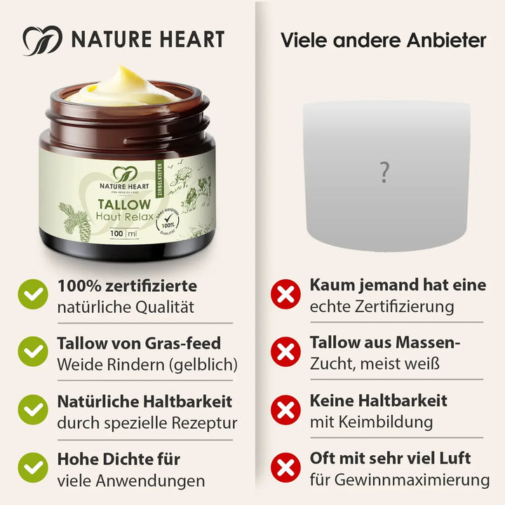 Nature Heart Hautcreme Tallow Haut Relax