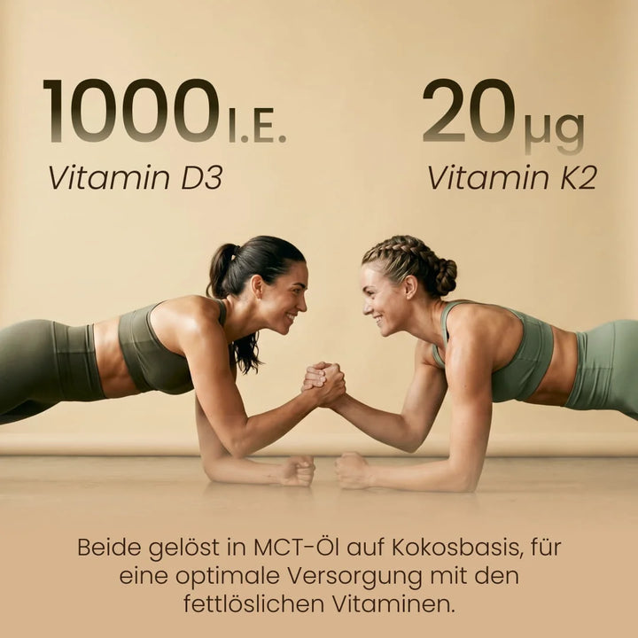 Nature Heart Mikronährstoff-Komplex Vitamin D3+K2 Tropfen